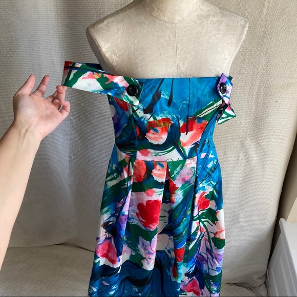 ASOS M Closet London Bold Color Artist Print Dress - Picture 3 of 8